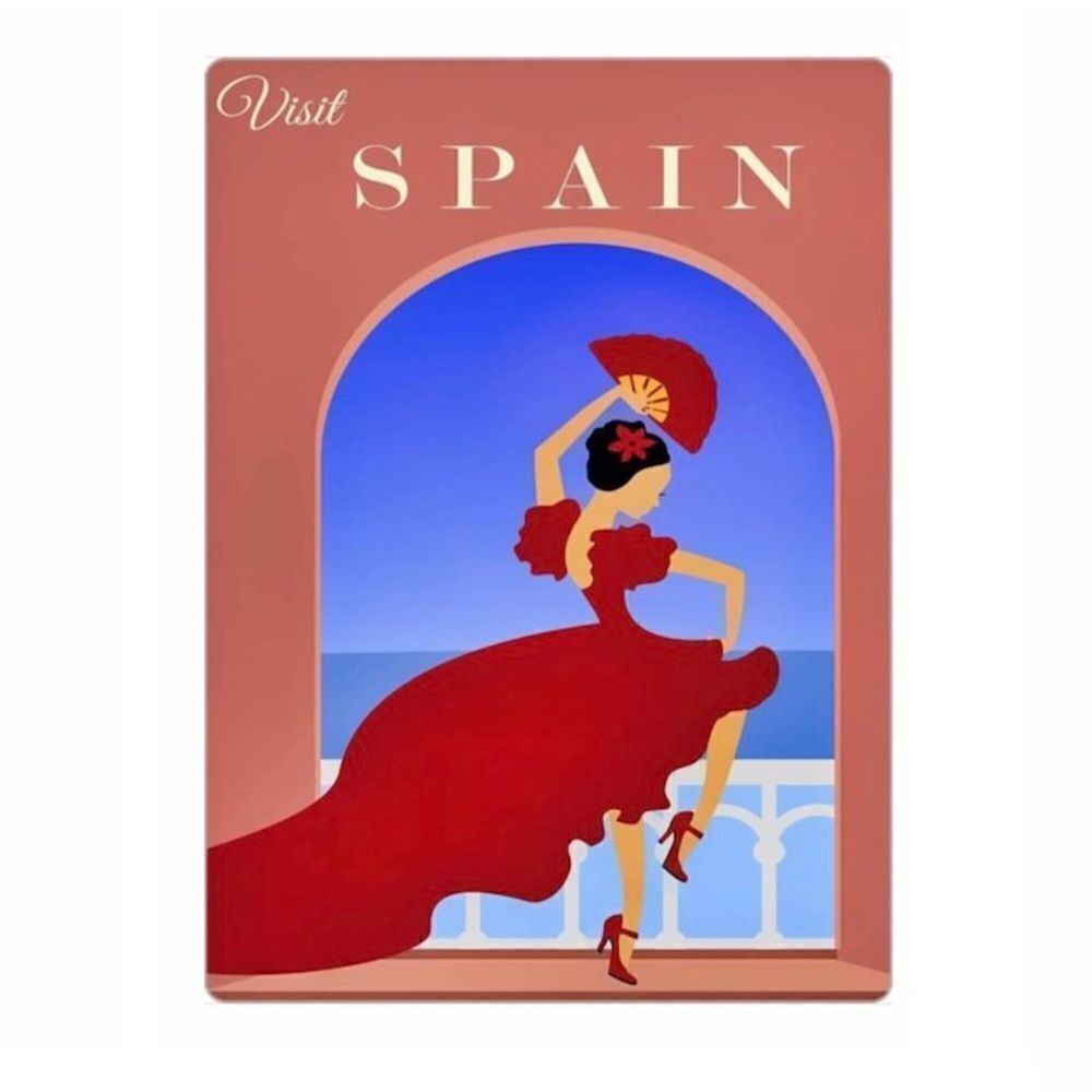 Spain Flamenco Dancer Magnet